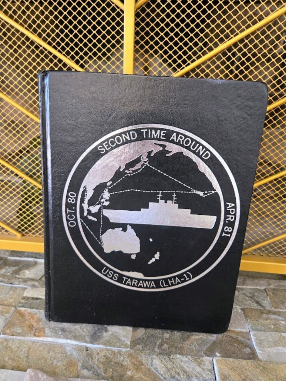 Vintage 1980–1981 USS Tarawa (LHA-1) "Second Time Around" Cruise Book